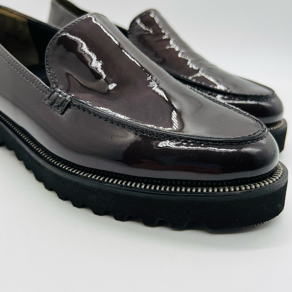 Paul Green Brown Patent Leather Women's Loafers Size 6.5 US - Picture 16 of 16
